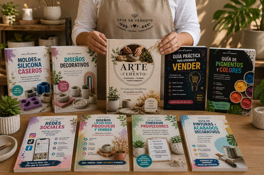 Curso Completo ArteEnCemento + 8 Bonus de Regalo